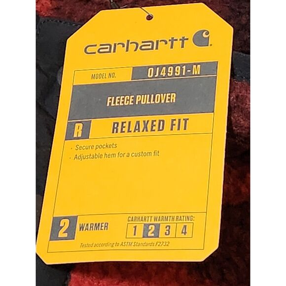 Carhartt relaxed fit fleece pullover mens XL Tall - Picture 3 of 9